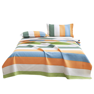 天琴床品三件套200*230cm柔软舒适极简主义粗布印花TQ-S65