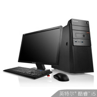 联想(Lenovo)扬天A6412f 英特尔® 酷睿™ i5台式主机19.5英寸显示器(I5-6500 4G 1T 2G独显 DVD刻 W10)