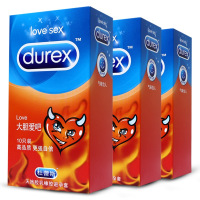 杜蕾斯大胆爱3盒30只装避孕套 超薄润滑安全套 成人情趣性计生用品