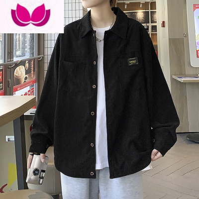 七斓少年感穿搭白色衬衫男士潮牌痞帅高级感日系cityboy衬衣外套A