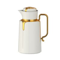 FULL 欧式简约热水壶新款玻璃瓶胆办公室茶壶家用保温壶 个