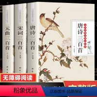 [正版]完整版唐诗三百首全集唐诗宋词元曲三百首全解 全注全译 初中生高中生小学生版中国古诗词大全全套3册