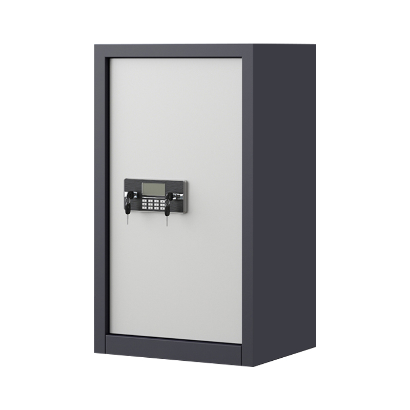 鑫升顺指纹电子保密柜钢制密码文件柜档案柜办公柜矮柜保密资料柜单门灰白:电子锁