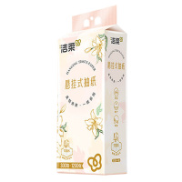 洁柔纸面巾300抽*4层*5提立体压花挂抽GR232-05E提-5(包装随机)