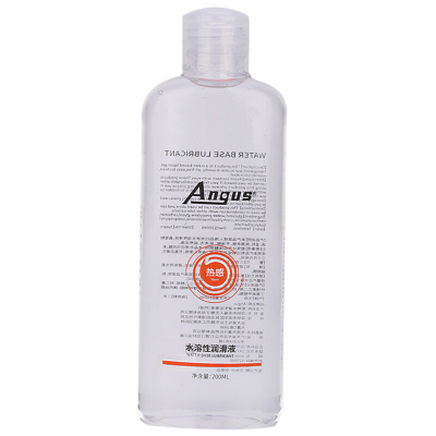 ANGUS爱神热感200ml人体润滑剂水溶性后庭润滑油男用女用夫妻房事肛润滑液冰火不干涩男用飞机打油成人性用品