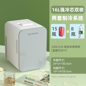 [补贴10%]迷你小冰箱小型家用宿舍车载冰箱mini学生冷藏冷冻单人小冰柜胰岛素冷藏