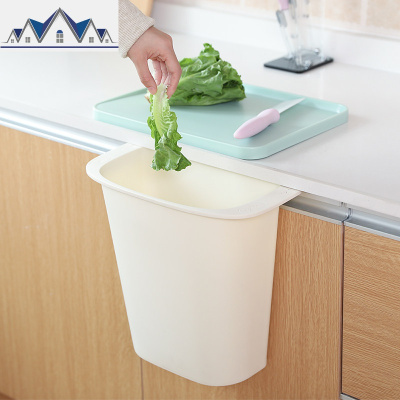 厨房置物桶可悬挂家用客厅卧室垃圾桶无盖创意橱柜桌面收纳 三维工匠