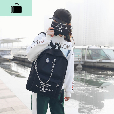 书包男女韩版原宿ulzzang高中学生街拍ins超火双肩包chic校园背包NEW LAKE