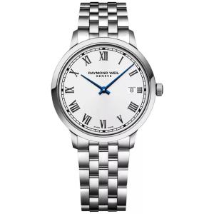 女士瑞士石英腕表 商务休闲钢带白盘小蓝针女表