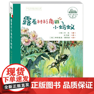 正版童书 露着衬衫角的小蚂蚁 世界儿童文学典藏馆 昆虫王国曲折生动的传奇经历 尊重并善待每一个小生命 热爱并呵护大自然