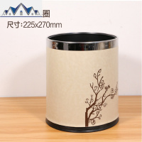 垃圾桶纸巾篓家用双层无盖大号ins盒新中式可爱办公酒店厨房KTV桶 三维工匠