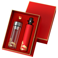 优彩嘉 政治生日纪念套装 数显玻璃杯+伞+微章 ZZTZ-18 套