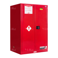 翌嘉YJ4041609 工业防爆柜化学品安全柜实验室危化品储存柜 红色90加仑
