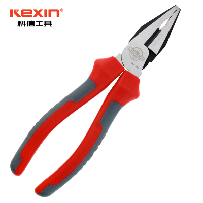 科信(KEXIN) 8英寸钢丝钳 克丝钳 工业级省力钳子老虎钳200mm KX143 1把