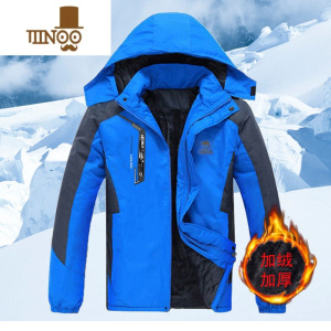 YANXU男士棉服冬季外套棉袄男加绒加厚大码休闲冲锋棉衣男宽松运动装工作服男女夹克棉衣工装潮流