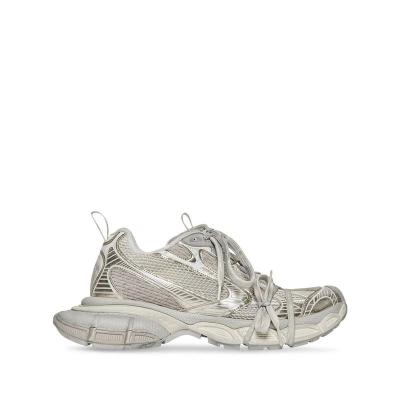 巴黎世家(Balenciaga)女款多彩网布橡胶拼接跑步鞋轻便舒适运动鞋