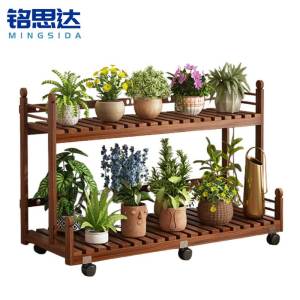 铭思达可移动花架两层100cm个