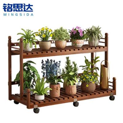 铭思达可移动花架两层100cm个
