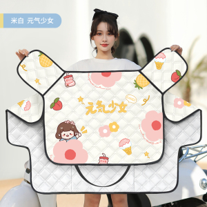 [补贴10%]电动机车挡风被夏季防晒罩电瓶防水小2024新款防雨双面亲子款