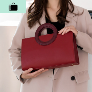 洋气新娘包红色结婚包小众设计包包女2019新款时尚手提包斜挎女包NEW LAKE 红色女斜挎包 红色