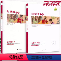 [红楼梦2本]原著附考点精练 [正版]同读系列四大名著稻草人夏洛的网骆驼祥子无障碍阅读附考点精练无删减完整版西游记水浒传