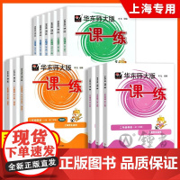 2025一课一练二年级上册下册语文+数学+英语华东大版2年级上海小学教材配套课后同步辅导练习册沪教版一课一练全套
