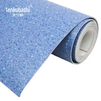 天空桥 阻燃地板 深蓝碎石纹2.0mm 含安装 平方米