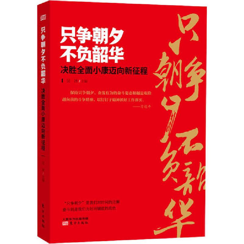 正版新书]只争朝夕不负韶华 决胜全面小康迈向新征程编者:吴冰|