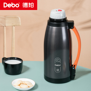 德铂Debo麦维斯保温壶316不锈钢大容量真空保温壶家用长效保温设计简约时尚