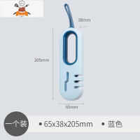 多功能磨刀器家用磨刀石快速磨刀器手动非电动菜刀厨房易磨刀 敬平 蓝色磨刀棒