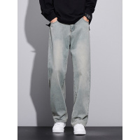 好男生牛仔裤高级感复古时尚轻奢四色经典百搭直筒裤