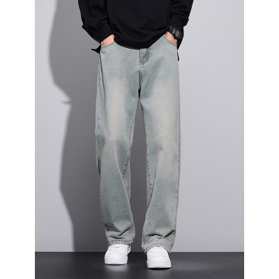 好男生牛仔裤高级感复古时尚轻奢四色经典百搭直筒裤