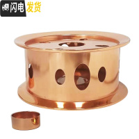 三维工匠不锈钢茶蜡烛保温茶器花茶壶茶具带杯套装加热底座茶壶煮茶温茶炉 342玫瑰金保温杯