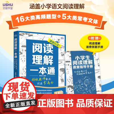 阅读理解一本通 特级教师教你阅读拿高分 小学生语文拓展阅读理解 公式法 专项训练*模版 特级教师
