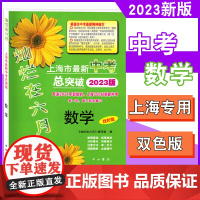2023新版 灿烂在六月 上海市新中考总突破数学 双色版 上海九年级新中考第一轮第二轮数学总复习冲刺用书后有答案 中西书