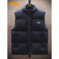 Jeep吉普棉马甲男士冬季2025新款加厚保暖无袖坎肩立领背心外套男