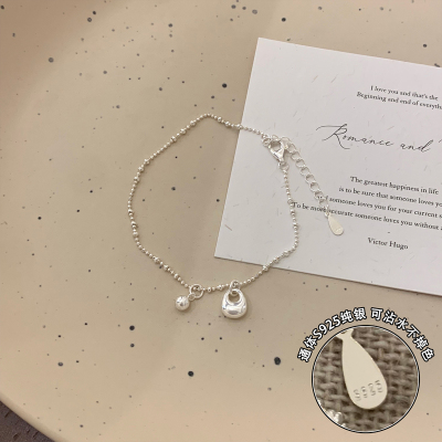 s925纯银实心银坨坨手链轻奢小众精致称心如意时尚手饰女百搭送女朋友老婆情人节七夕生日礼物