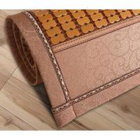 美帮汇凉席夏季碳化麻将席1.8m床垫1.5m折叠双人床窄包边竹麻将凉席