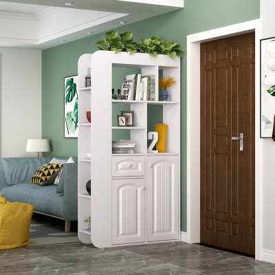 定制进门小户型迪玛森实木多功能玄关柜鞋柜一体客厅简约欧式隔断轻奢