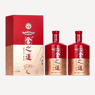 舍得 舍之道 52度 1000ml*4瓶 浓香型白酒