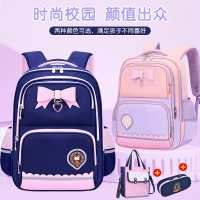 新款儿童书包女小学生减负一二三到四五六年级大容量轻便双肩背包