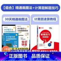 [全5册]30天图画法+计算题解题速算教程 [正版]小学数学30天精通画图法全套通用版一二三四五六年级上下册数学专项思维