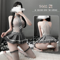 霏慕(Fee et moi) 女式情趣睡衣情趣内衣性感睡衣制服用品女甜酷学妹装网衣裙套装7441