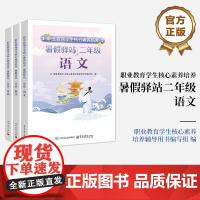店 职业教育学生核心素养培养暑假驿站二年级 全3册 职业教育教材书籍 巩固和覆习 小学教辅 电子工业出版社