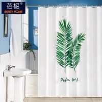 美帮汇北欧简约浴室浴帘水布加厚霉卫生间隔断浴间洗澡淋浴挂帘