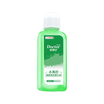 牙博士小苏打清新亮白 漱口水300ml*2