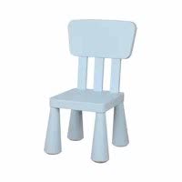 苏宁 金菲罗格 儿童椅子塑料凳子家用椅子宝宝靠背椅户外椅子 淡蓝