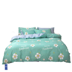 安居先森 D1411 1.5*2.0m 40支纱全棉印花单人被套套活性印染