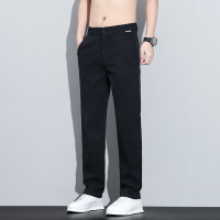天丝莱赛尔休闲裤商务男春夏宽松通勤潮牌时尚直筒裤