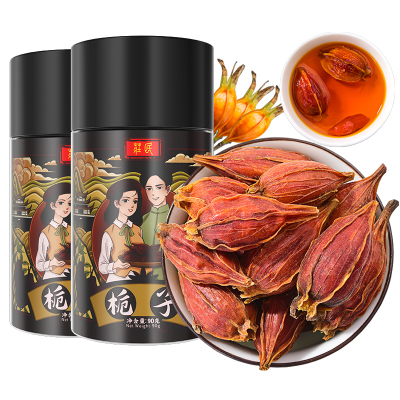 庄民栀子90g*2罐 共180g 栀子茶 精选小颗粒栀子 花 降栀子糖 黄栀子 可搭配菊苣